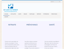 Tablet Screenshot of forumemploiseniors.fr